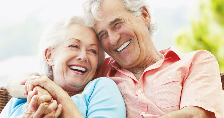 Senior Couple With Healthy Smile