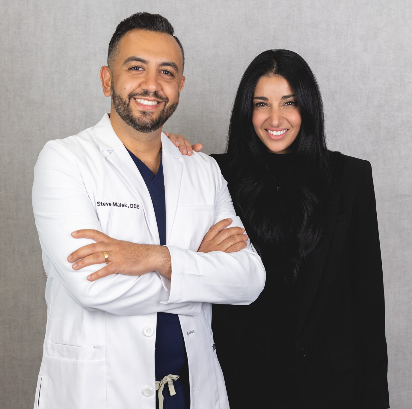 Dr. Steve Malek with His wife